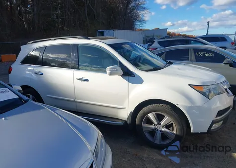 2012 Acura Mdx Technology Package из США, поврежденный, VIN 2HNYD2H3XCH548972